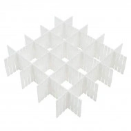 Set 5 separatoare de sertare, modulare, din plastic pentru cosmetice, sosete sau lenjerie intima - Img 3