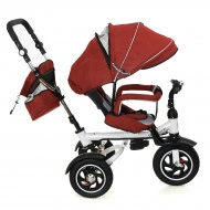 Tricicleta si Carucior pentru copii Premium TRIKE FIX V3 culoare Rosie - Img 2