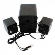 Boxe Stereo 2.1 cu conectare USB & Jack, putere 5W + 2 x 3W - Img 4
