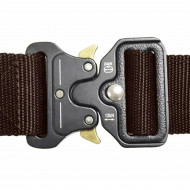 Curea Tactica pentru pantaloni, culoare Maro cu catarama Neagra - Img 2