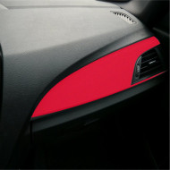 Folie Auto Colantare Trimuri, Model Catifea Rosu, 100 x 45cm - Img 1