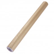 Folie colantare auto Carbon 3D - Gold (3m x 1,27m) - Img 2