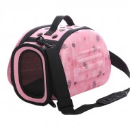 Geanta de transport pentru caine sau pisica marime L culoare Roz AG644S - Img 3