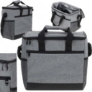Geanta termoizolanta pentru picnic sau plaja, capacitate 16l, culoare Gri - Img 5