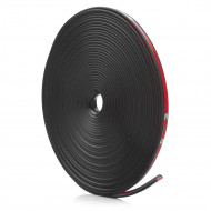 Inele de protectie si decor jante, adezive, din plastic flexibil - NEGRU - Img 6