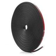 Inele de protectie si decor jante, adezive, din plastic flexibil - NEGRU - Img 6
