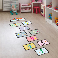 Joc pentru copii prescolari, Sotron Mini, din autocolant autoadeziv, 130 x 45cm - Img 2