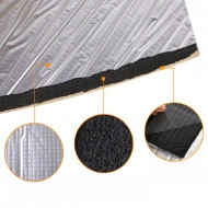Material insonorizant auto cu strat din aluminiu, dimensiune 100cm x 100cm x 10mm - Img 3