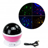 Proiector LED cu alimentare USB, model "Galaxy Stars" cu 9 moduri de afisare - Img 7
