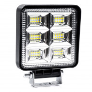 Proiector LED pentru Off-Road, ATV, SSV, putere 144W, culoare 6500K, tensiune 9-36V, dimensiuni 110 x 110 x 35 mm - Img 1