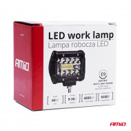 Proiector LED pentru Off-Road, ATV, SSV, putere 60W, culoare 6500K, tensiune 9-36V, dimensiuni 95 x 74 x 55 mm - Img 4