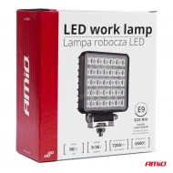Proiector LED pentru Off-Road, ATV, SSV, putere 90W, culoare 6500K, tensiune 9-36V, dimensiuni 110 x 110 x 45 mm - Img 4