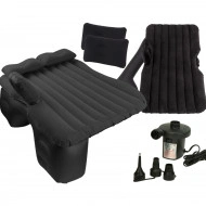 Saltea Autogonflabila pentru calatorii, 130 x 80 cm - Negru - Img 3