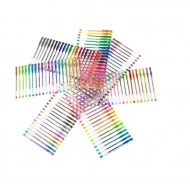 Set 140 piese, Pixuri cu gel multicolor cu sclipici (glitter) - Img 2