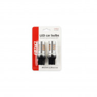 Set becuri auto cu LED CANBUS compatibil W21W T20 24 SMD 6.2W Orange 12/24V, destinat competitiilor auto sau off-road - Img 4