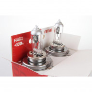 Set becuri cu halogen H4 12V 60 / 55W LumiTec SILVER + 100% DUO BOX - Img 2
