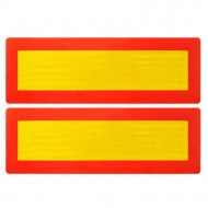 Set placute reflectorizante pentru camioane "VEHICUL LUNG"