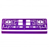Suport numar inmatriculare din plastic, calitate Premium, culoare VIOLET - Img 2