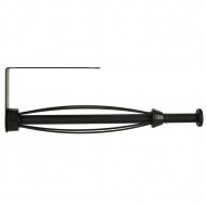 Suport rola prosop de bucatarie, culoare neagra - Img 4