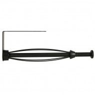 Suport rola prosop de bucatarie, culoare neagra - Img 4