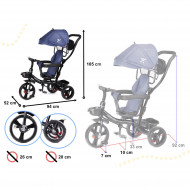 Tricicleta pentru copii Premium TRIKE FIX LITE - ALBASTRU - Img 3