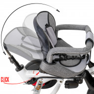 Tricicleta si Carucior pentru copii Premium TRIKE FIX V3 culoare Gri - Img 8