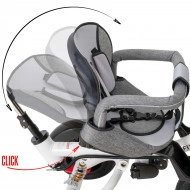 Tricicleta si Carucior pentru copii Premium TRIKE FIX V3 culoare Gri - Img 8