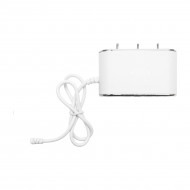 Adaptor bricheta auto tripla 12/24V, iluminata LED, cu intrerupator individual si 1 port USB, 5V, 2.1A - Img 4