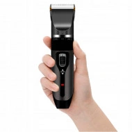 Aparat de tuns profesional pentru cani cu acumulator, lama titan + ceramica, incarcare USB, culoare Neagra, model AVX-WT-BLACK-T10 - Img 5