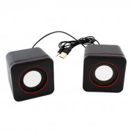 Boxe Stereo 2.0 cu conectare USB & Jack, putere 2 x 3W, culoare neagra - Img 3
