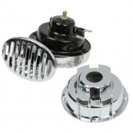 Claxon auto cromat 12V 2 buc CHR-01 - Img 2