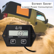 Contor orar cu afisaj LCD pentru motoarele in 2T si 4T pe benzina, ATV, Tractor, Utilaje agricole - Img 1