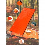 Cort de salvare pliabil, termic (NRC) pentru turism, alpinism, dimensiune 210 x 90 cm - Img 2