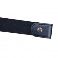 Curea pentru pantaloni, neagra, elastica, fara catarama, 60-100cm - Img 5