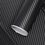 Folie colantare auto Carbon 3D - Negru (3m x 1,27m)