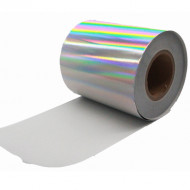 Folie HOLOGRAFICA pentru colantare elemente auto, 200g/mp, printabila Pigment, Laser, Solvent, UV (3m x 60cm) - Img 4