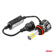 Instalatie LED COB 2Side AMiO, compatibil H9, H9, H11, destinat competitiilor auto sau off-road - Img 6
