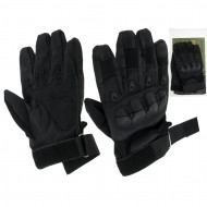 Manusi Tactice cu elemente de protectie, marime XL, cu destinatie Moto, ATV, SSV, QUAD, culoare Neagra - Img 7