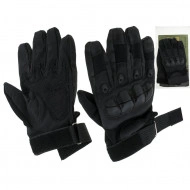 Manusi Tactice cu elemente de protectie, marime XL, cu destinatie Moto, ATV, SSV, QUAD, culoare Neagra - Img 7