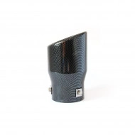 Ornament toba esapament din otel inoxidabil MT 007C cu finisaj carbon - Img 3