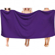 Prosop din microfibra super absorbant cu uscare rapida, 100 x 50 cm, culoare Violet - Img 5