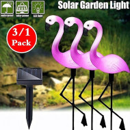 Set 3 x Lampa Solara estetica exterioara de gradina model "Flamingo" - Img 2