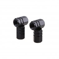 Set capacele auto pentru ventil hexagon negru 4 buc - Img 3