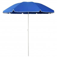 Umbrela de Plaja sau Gradina, culoare Albastra, model XL cu deschidere de pana la 160 cm - Img 1