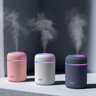 Umidificator - Difuzor Aromaterapie cu ultrasunete pentru casa sau masina, iluminare LED, carcasa culoare alba, AVX-AG354F - Img 6