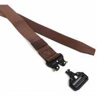 Curea Tactica pentru pantaloni, culoare Maro cu catarama Neagra - Img 4