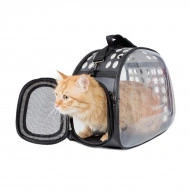 Geanta de Transport pentru Caine sau Pisica NEGRU - TRANSPARENT AG644L - Img 2