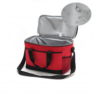 Geanta termoizolanta pentru picnic sau plaja, capacitate 16l, culoare Rosie - Img 3