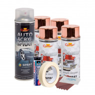 Kit complet reparatie si vopsire jante culoare Cupru Metalic, V4 - Img 1