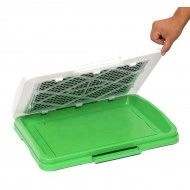 Litiera Inteligenta cu iarba artificiala pentru caini si catei de talie mica, 47 x 34cm - Img 5